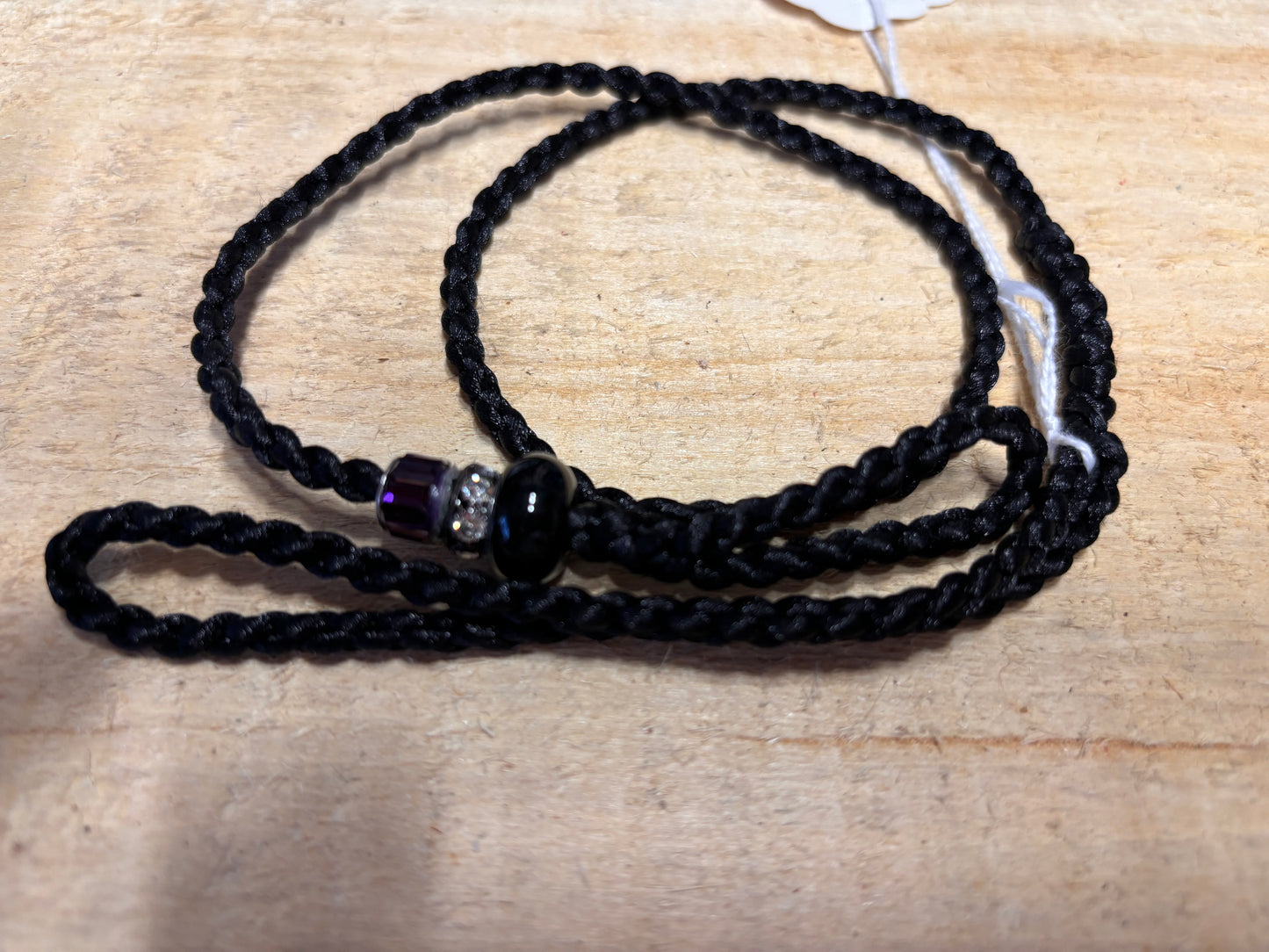 Show Leash - Hand braided Satin Cord