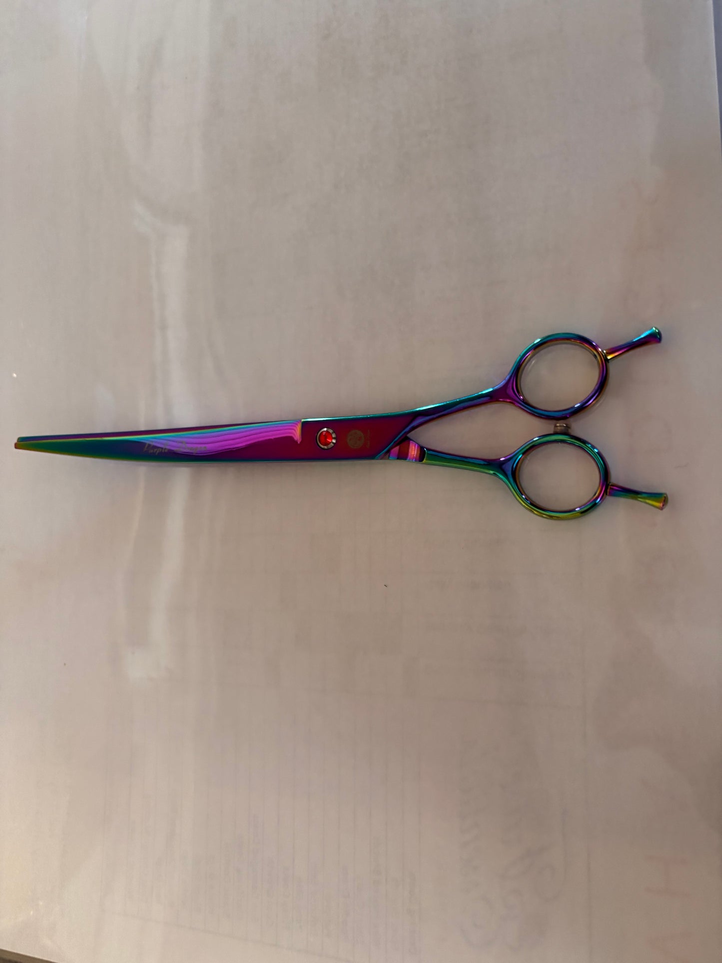 Grooming Scissors  -Purple Dragon