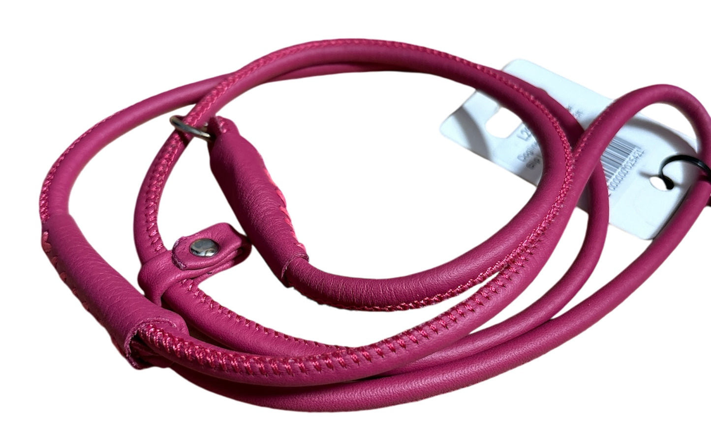 DogLine Leather show lead slip collar & Clip Versions