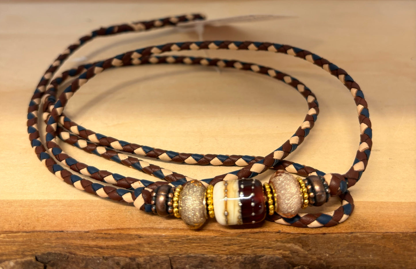 Show Leash - Hand braided Kang@roo Leather