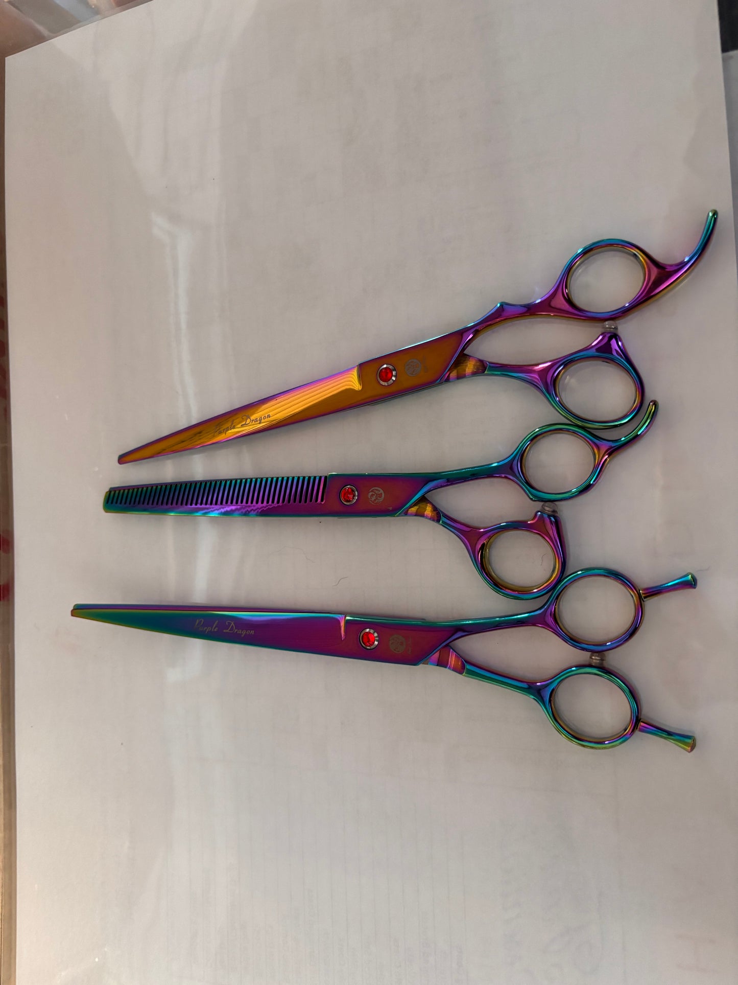 Grooming Scissors  -Purple Dragon