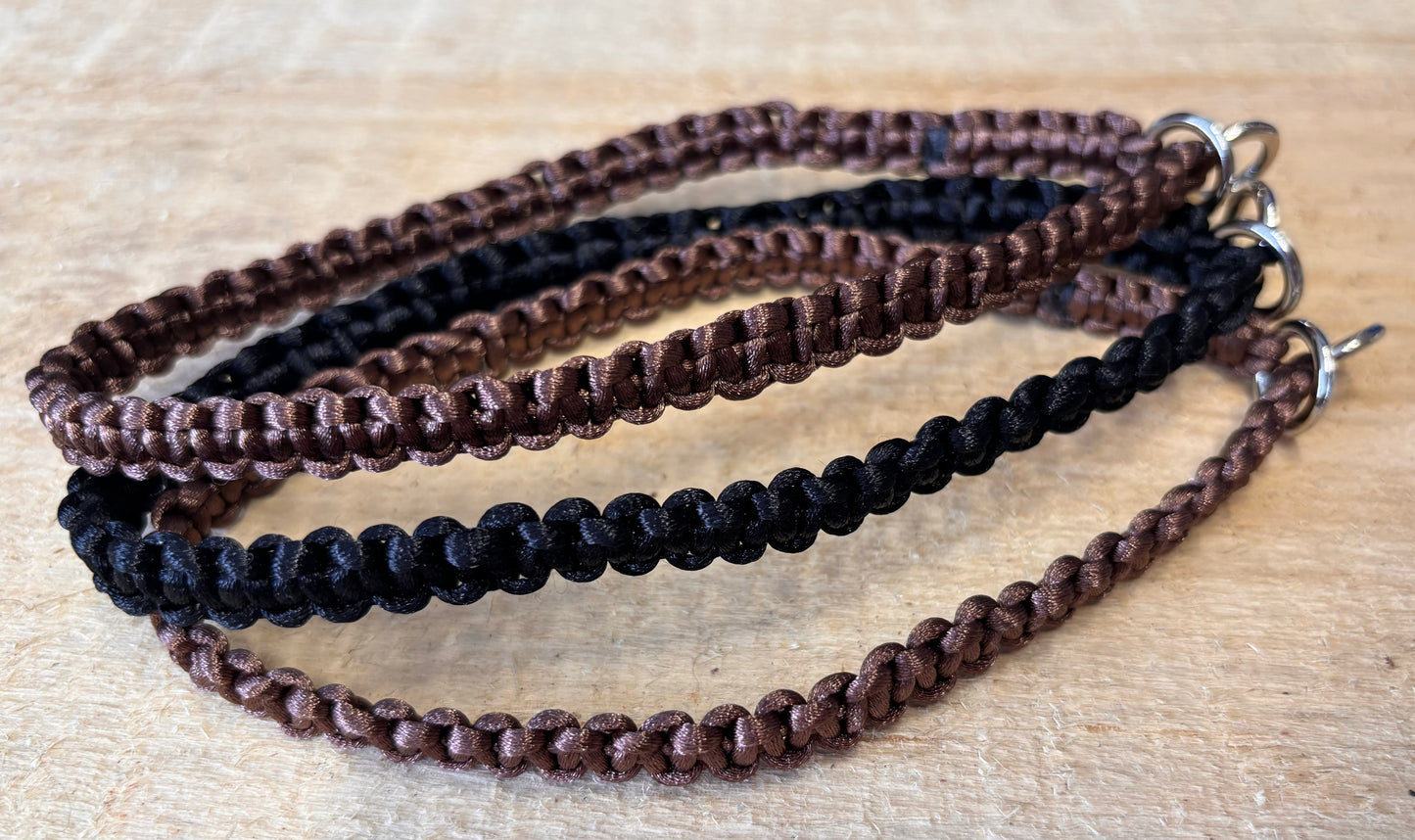 Show Collar - Hand Braided Satin