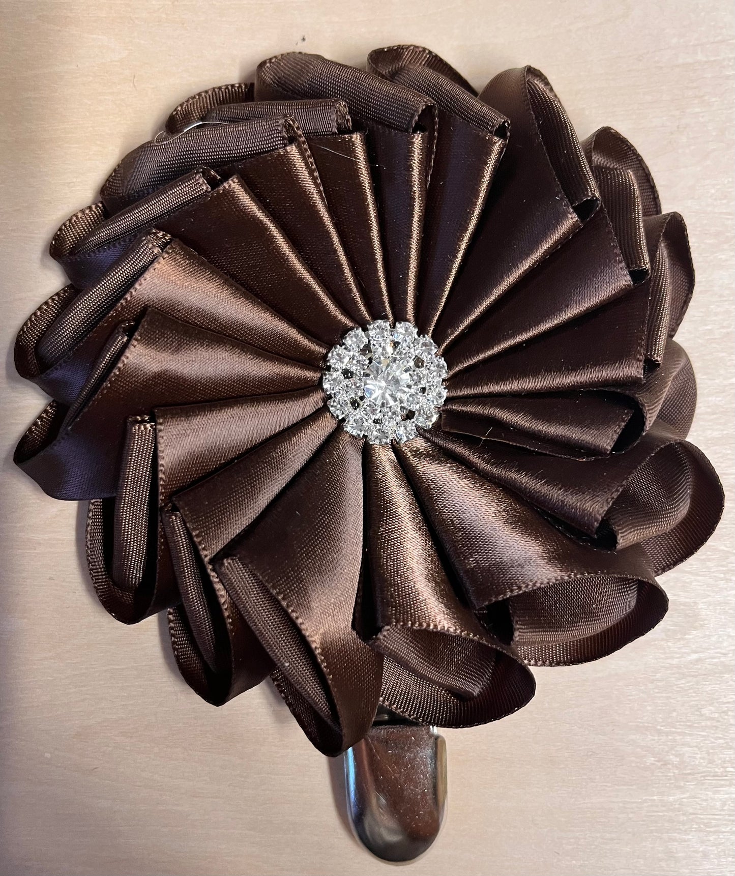 Rosette Number Holder - Single Ribbon