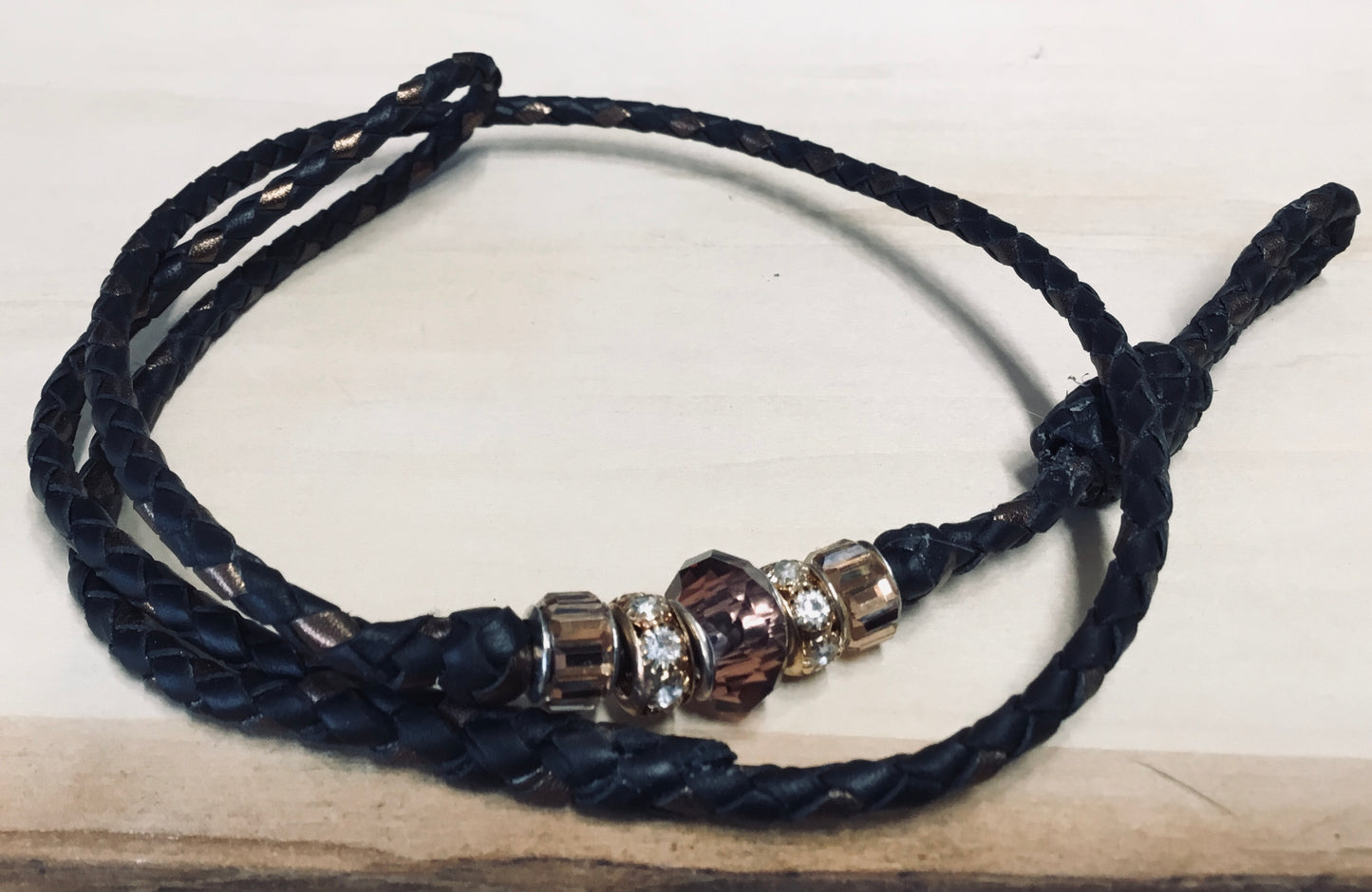 Show Leash - Hand braided Kang@roo Leather